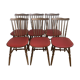 Six chaises Baumann Tacoma