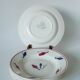 set of 6 Givors soup plates model Perce-Neige 1950