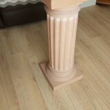 Pink plaster column
