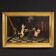 Italian interior scene painting signed F. Bonati 1913