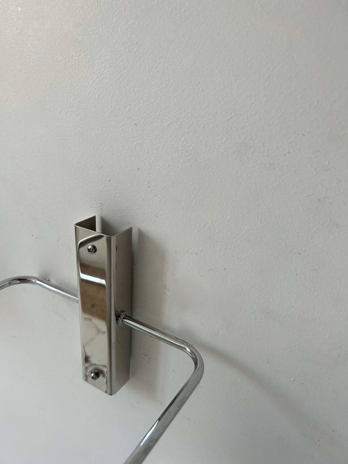 Pair of vintage adjustable wall lights, chrome, Castiglioni Fontana Arte 1972