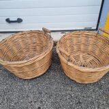 Rattan basket for apples, 1970