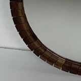 Pair of Danish midcentury teak rosewood cube mirrors, 1960s