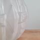 Table lamp in pressed glass