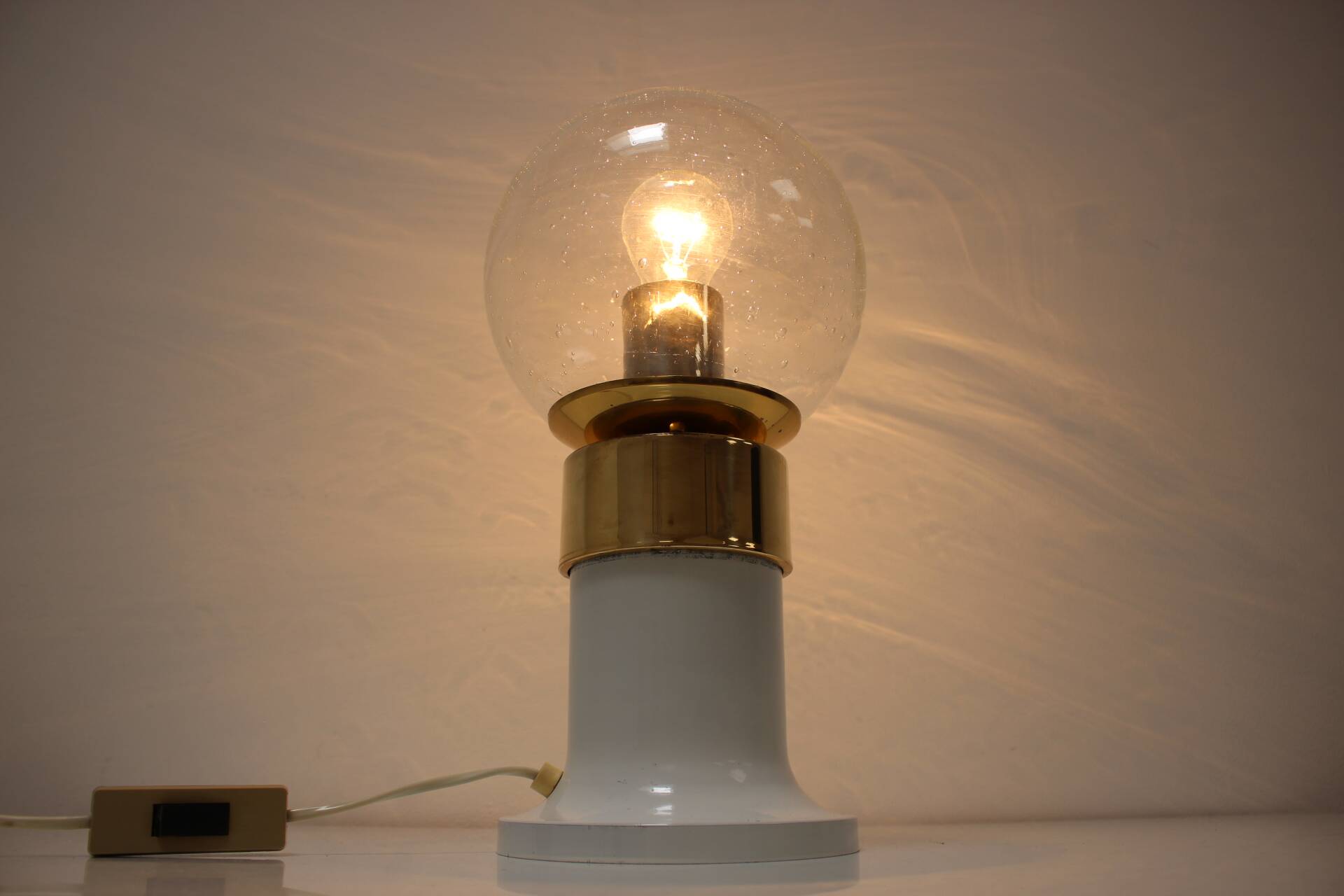 Mid-Century Brass Table Lamp by Kamenicky Senov, 1960s