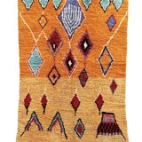 Moroccan Orange Boujad rug in wool