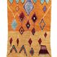 Moroccan Orange Boujad rug in wool
