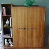 Asymmetrical art deco wardrobe