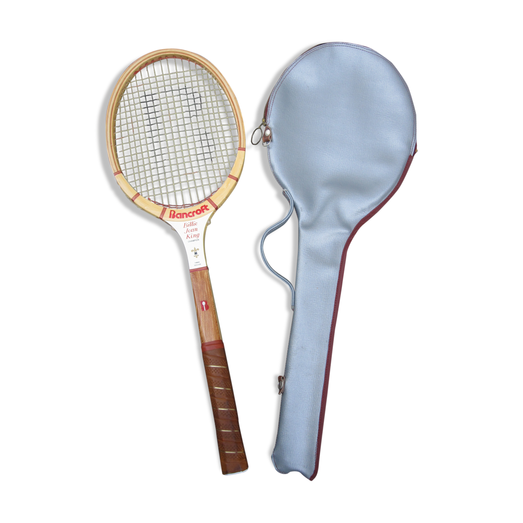Raquette De Tennis Vintage Wilson Valiant Speed - Modèle Ancien En Bois, Style Billie Jean King
