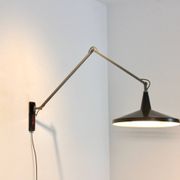 Gispen Panama Wall Lamp No. 4050 by Wim Rietveld & André Cordemeyer – Black