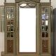Cabinet Louis XVI jumped in lacquered wood and cane bottom around 1850
