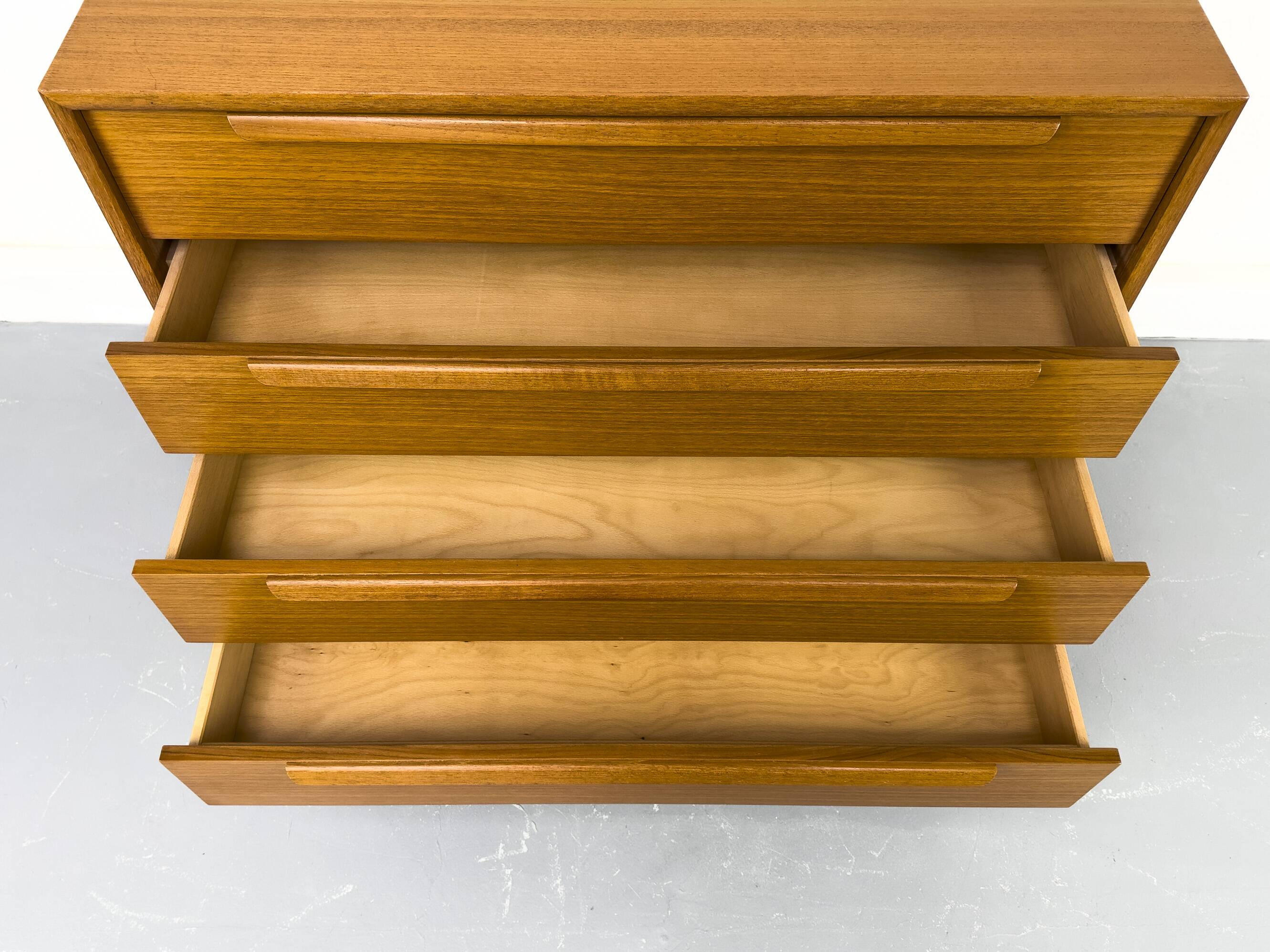Teak chest of drawers from WK Möbel, 1960s