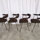 Mid-century modern dining armchairs - 70s niko kralj stol kamnik - set of 4