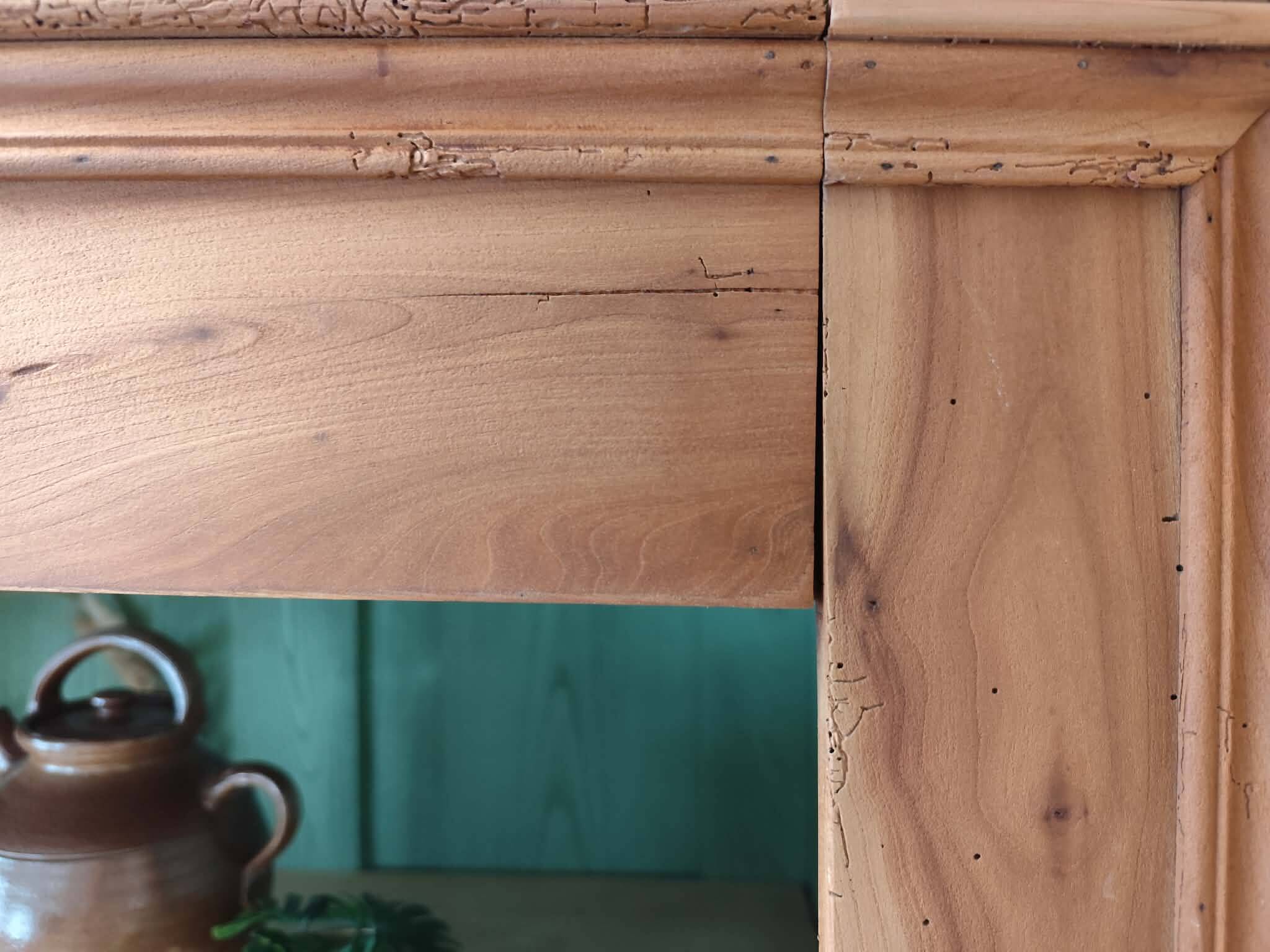Library in solid cherry wood