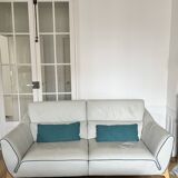 French leather sofa