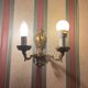 Vintage golden wall light