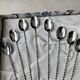 Set of 8 mazagran spoons, cocktail, ice in stainless steel