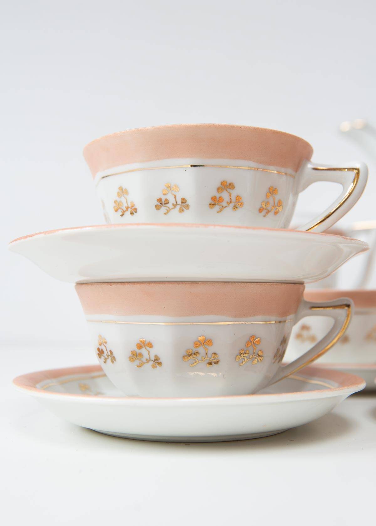 Limoges porcelain tea set? approx. 1950 (26 pieces)