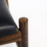 Tabouret danois en palissandre années 1960
