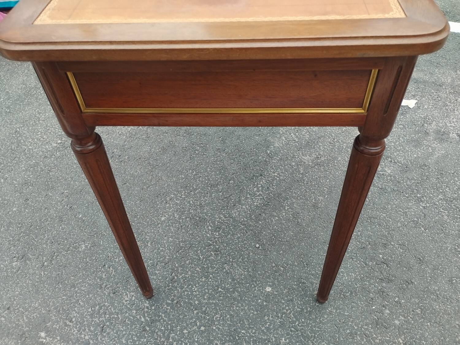 Beau bureau plat ancien style louis xvi