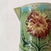 Small Art Nouveau slip milk pitcher