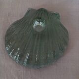 Pair of shell candlesticks