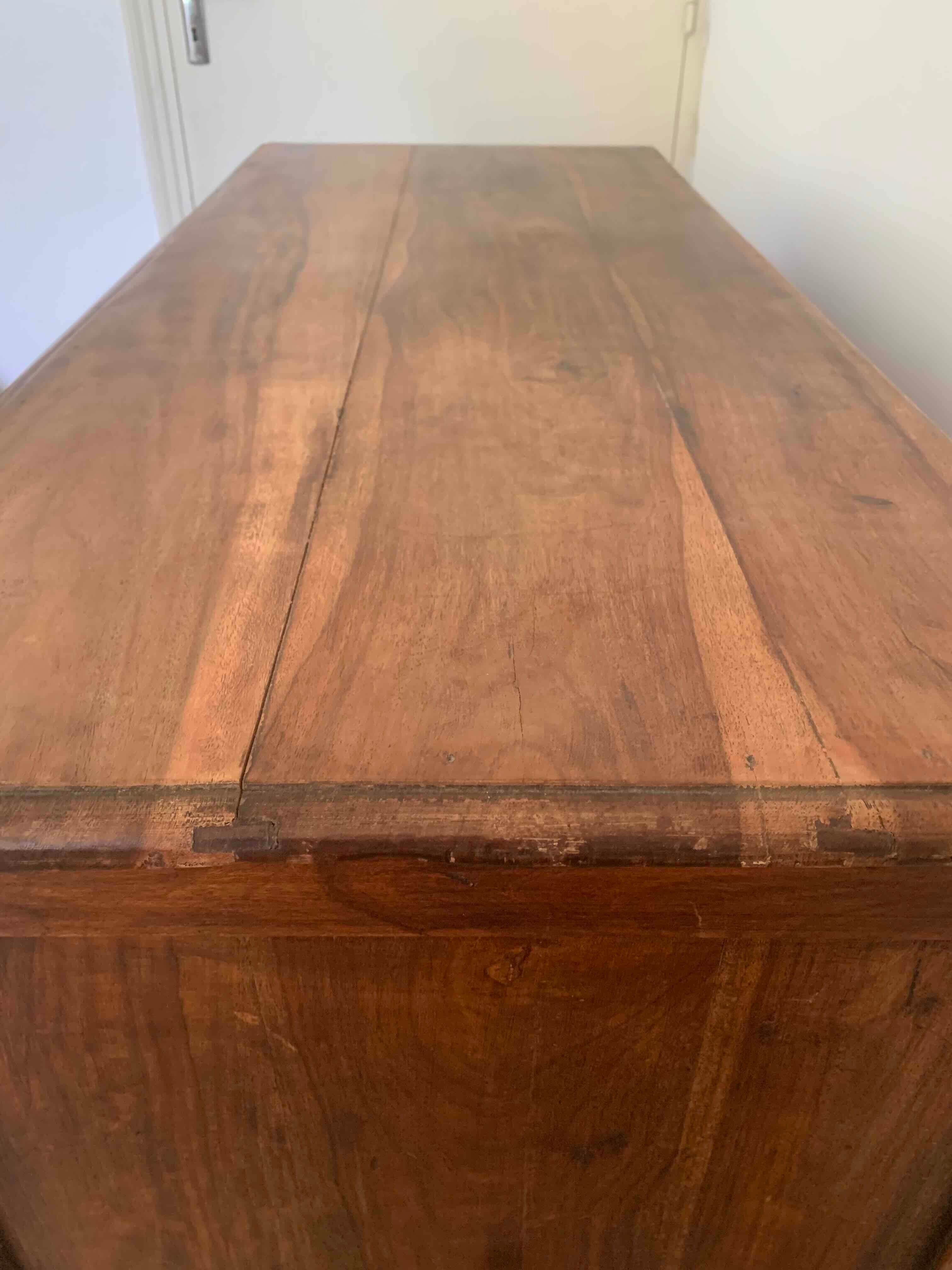 Antique commode in solid rosewood - Colonial / Marine style