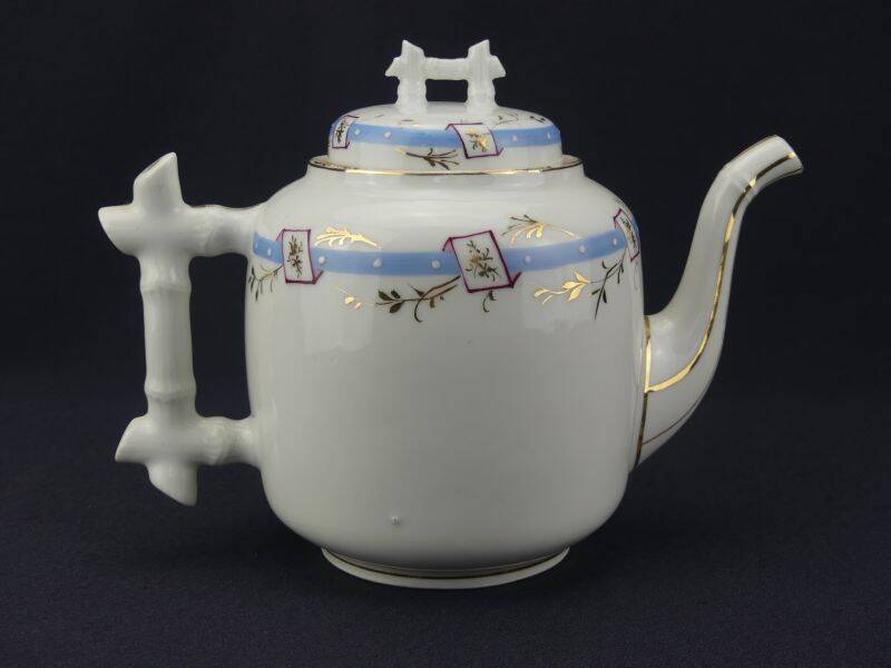 Antique porcelain teapot