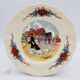 6 dessert plates "Obernai" from the Sarreguemines pottery.
