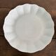 Set of 4 white porcelain deep plates – Giraud Limoges – 21.5