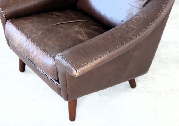 Fauteuil vintage en cuir   Matador