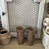 Lot de 5 verres en grès vintage