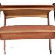 Rolling magazine rack in opal teak by Kleinmobel, 1960