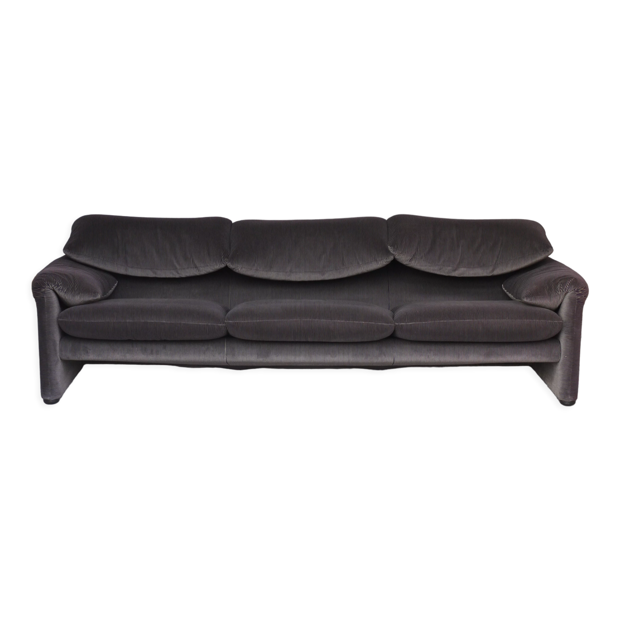 3-seater model Maralunga sofa by Vico Magistretti, Cassina