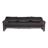 3-seater model Maralunga sofa by Vico Magistretti, Cassina