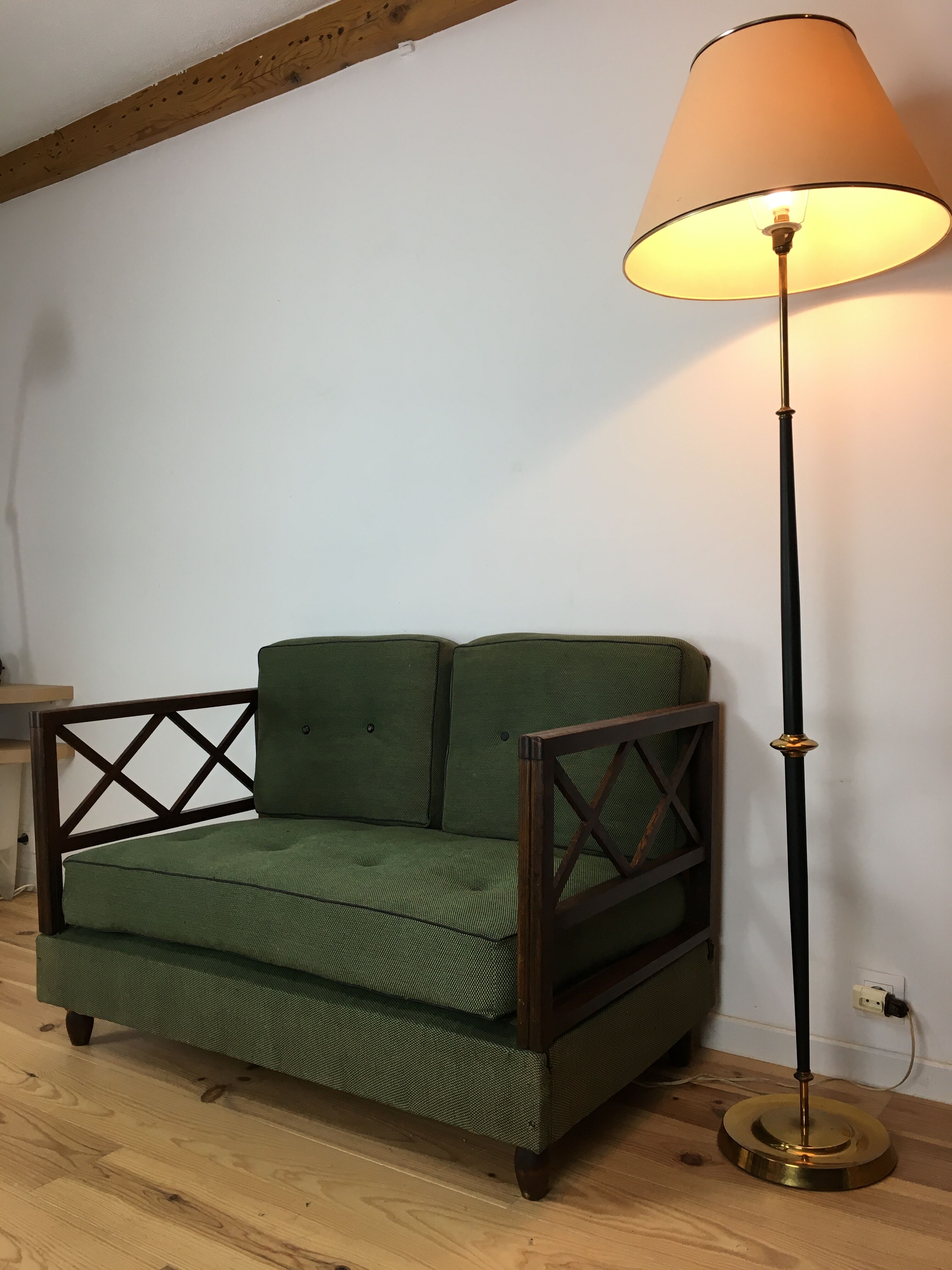 Moonlight 50s black and golden brass