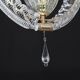 Amazing Murano Glass Art Deco Pendant Chandelier by Ercole Barovier, 1940s