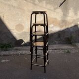 Set of 4 industrial stools