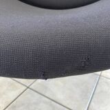 Orange slice armchair 437 by pierre paulin for artifort, grey, 1980.