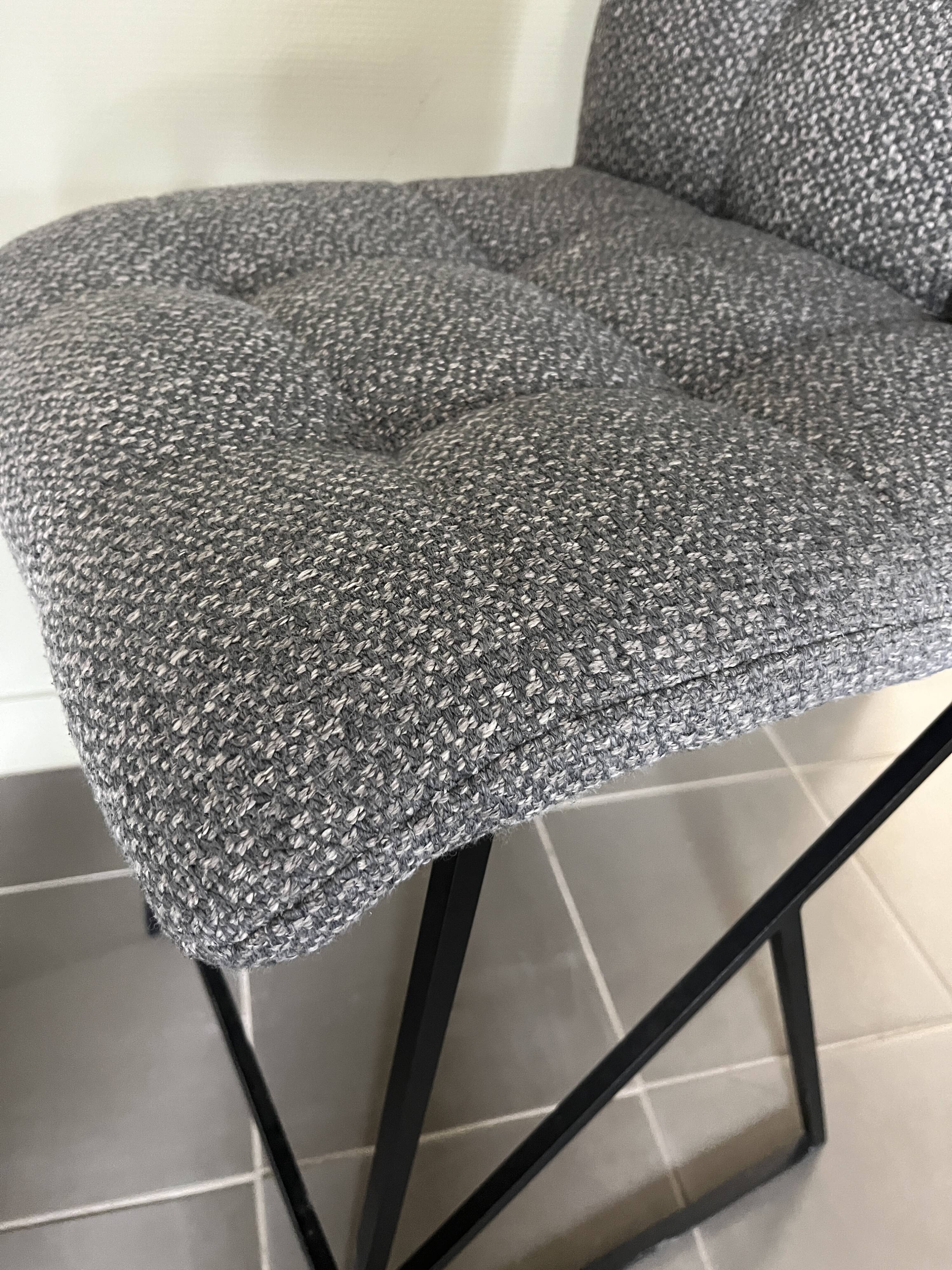 3 Tabourets hauts pour table ou comptoir hauteur 90 cm