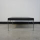 Square coffee table with black stone top, 1970s
