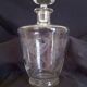 Fine crystal spirits decanter engraved with fern motifs