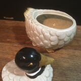 Tiled duck with lid (Japan)