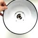 Hanging lamp sheet enamelled black color 1950