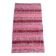 Tapis artisanal en coton recyclé - Corail