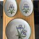Lot 3 pièces céramique Natoli Vallauris – Décor Iris