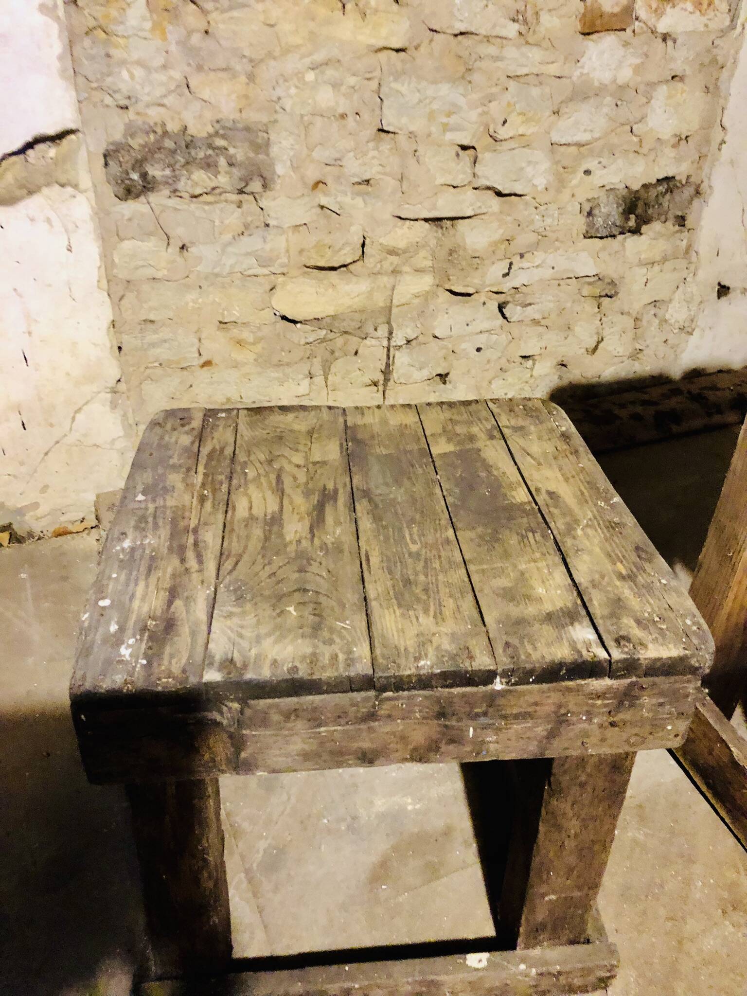 Set of 2 rustic coffee tables from the 1930s