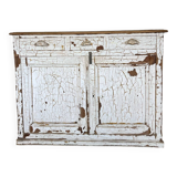 Buffet peinture craquelée