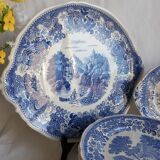 Service dessert Burgenland Villeroy & Boch – Faïence bleue – Très bon