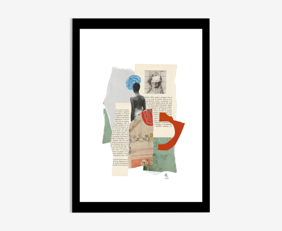 Print collage format A3. Bellota